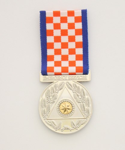 Glenn Jones awarded Emergency Services Medal
