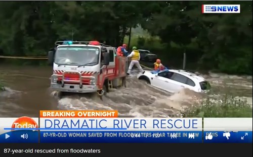 Dramatic River Rescue Nine News Video