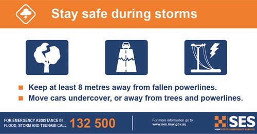 Stay safe during storms
