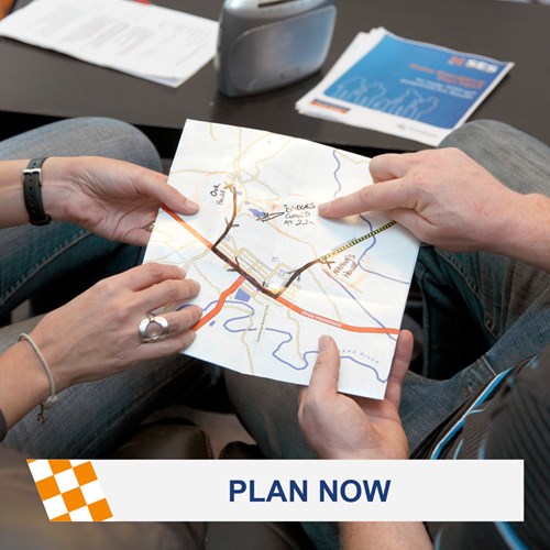 Plan now graphic