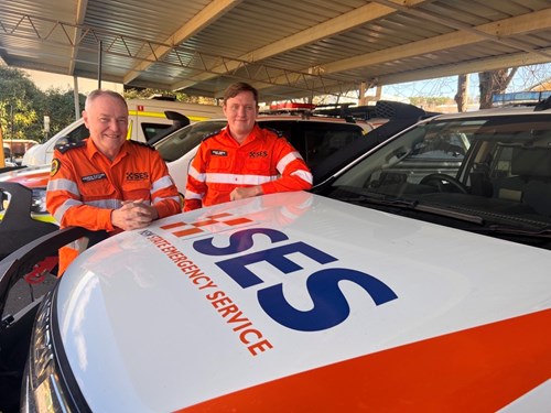 NSW SES Bathurst Unit volunteers Andrew Taylor and Zeak Smith will leave for Canada on Friday.