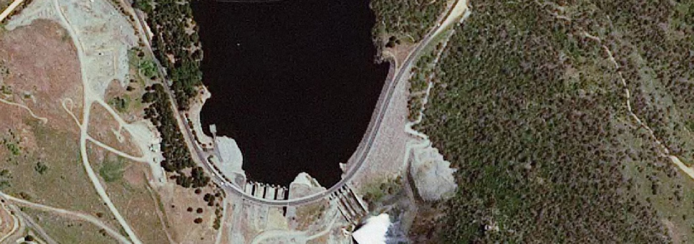 Map view of the Snowy river