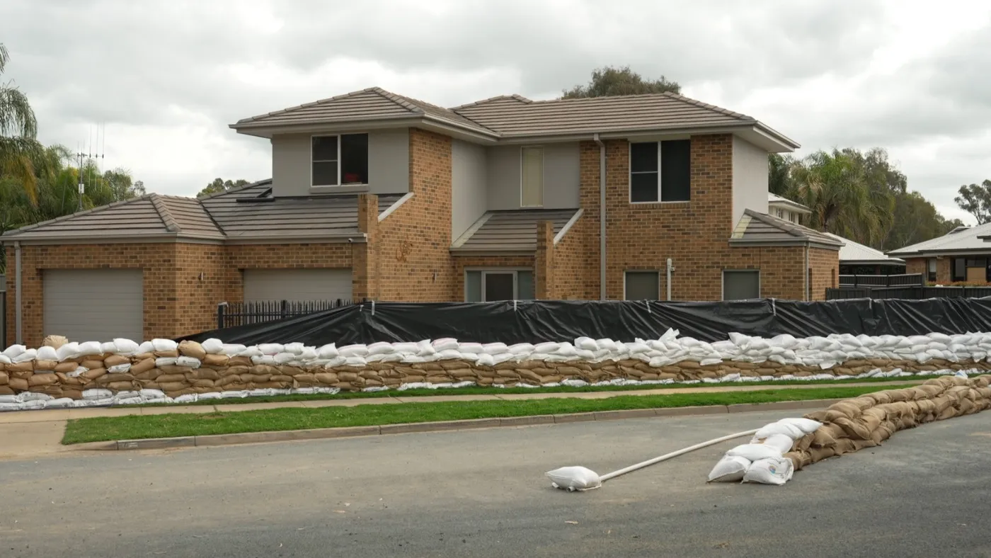 Using sandbags to protect your property
