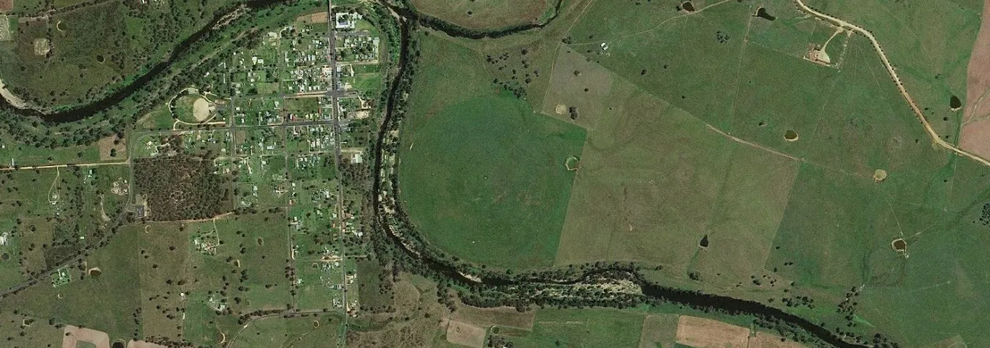 Map view of the Gwydir river