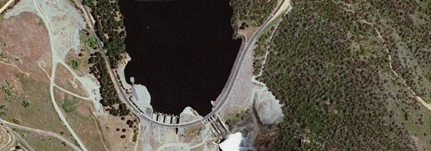 Map view of the Snowy river