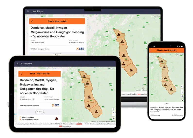 NSW SES Warnings