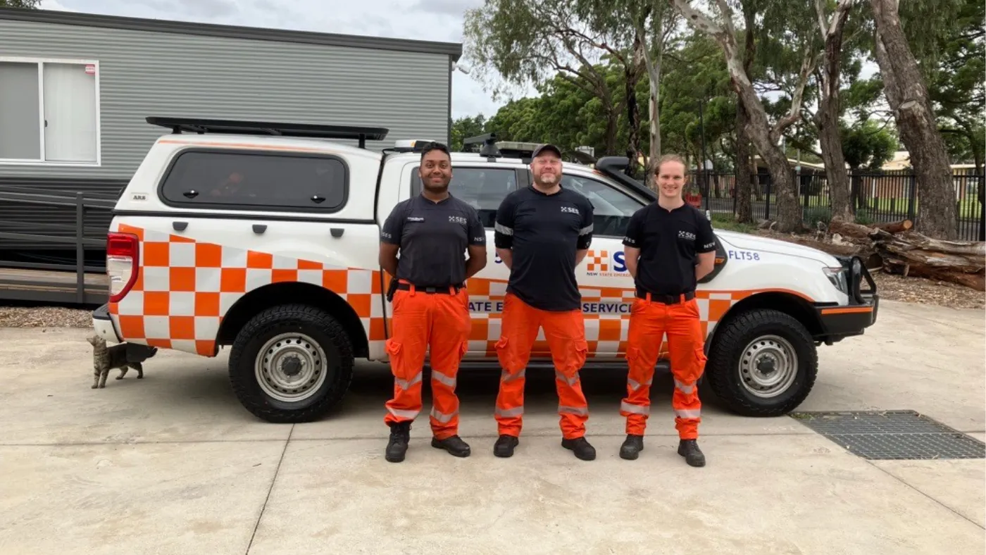 Members deployed to Walgett 28 March 2025