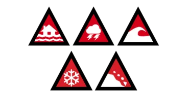 AWS Emergency Warning icons