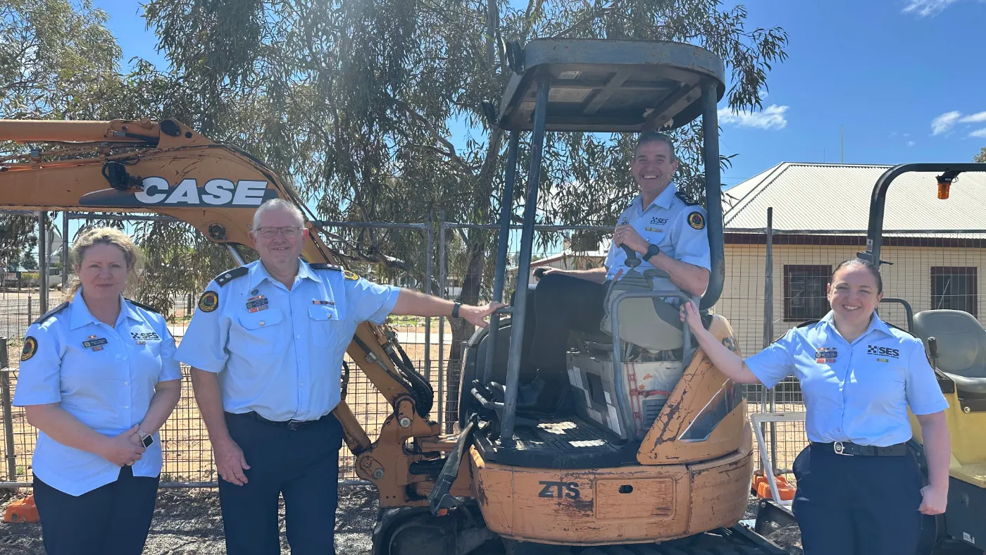 Construction is underway on a new NSW SES Unit facility in the Far West