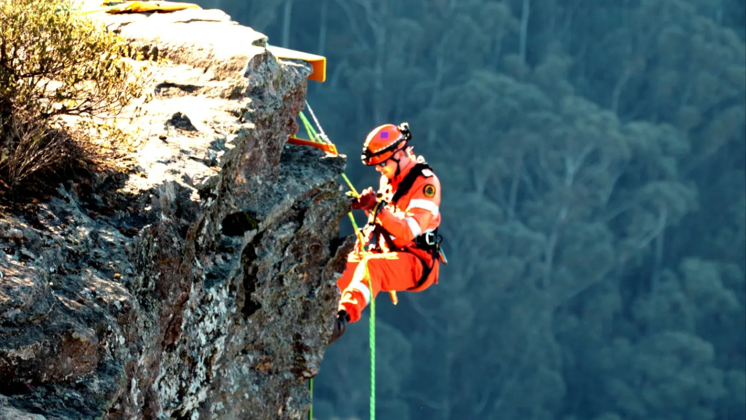 Vertical rescue operator