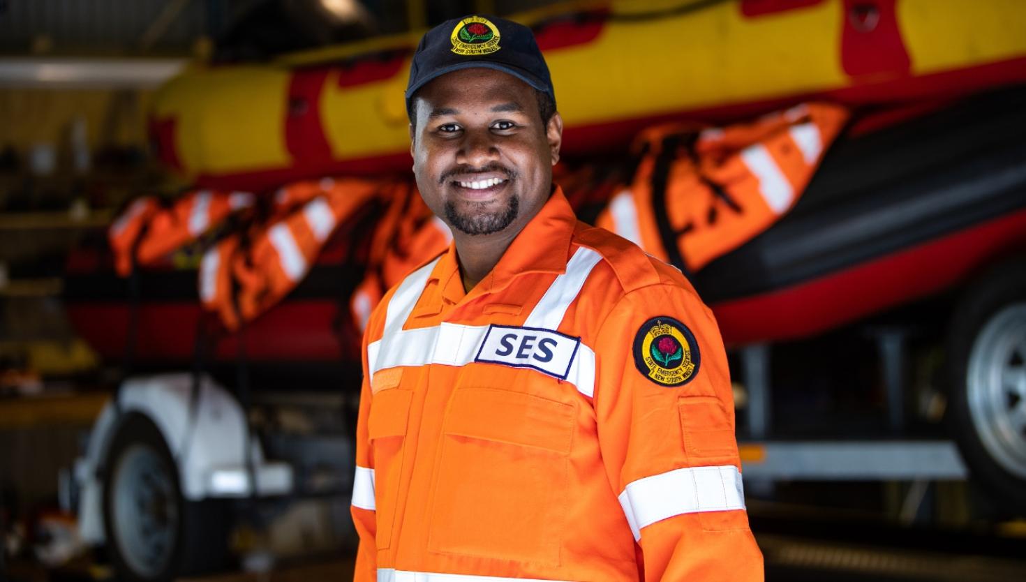NSW SES unit volunteer Daniel Doody
