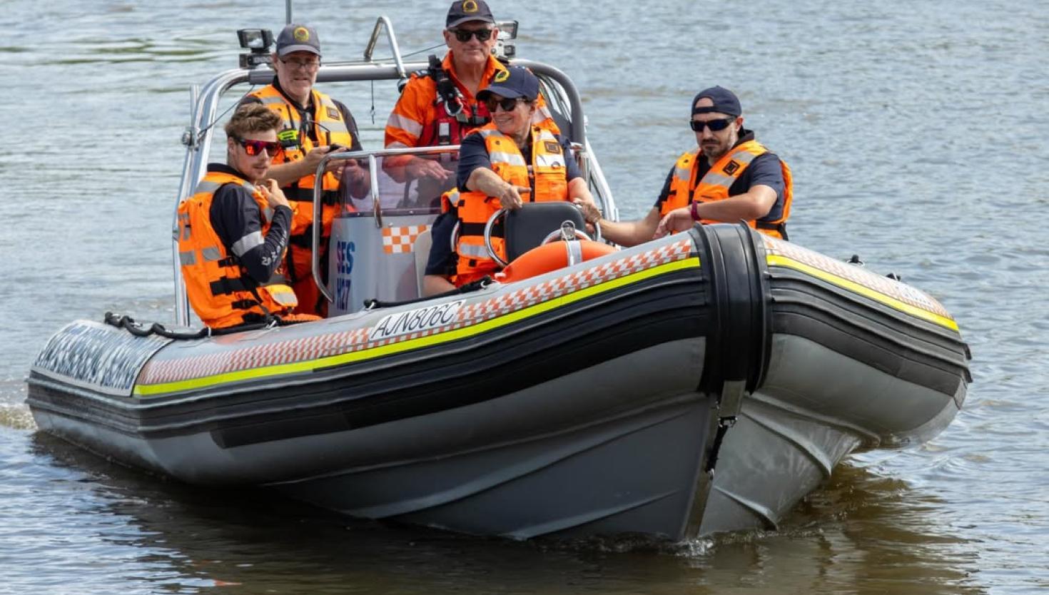 'Who let the boat out' event with SES crew on Hawkesbury River 8 Feb 2025