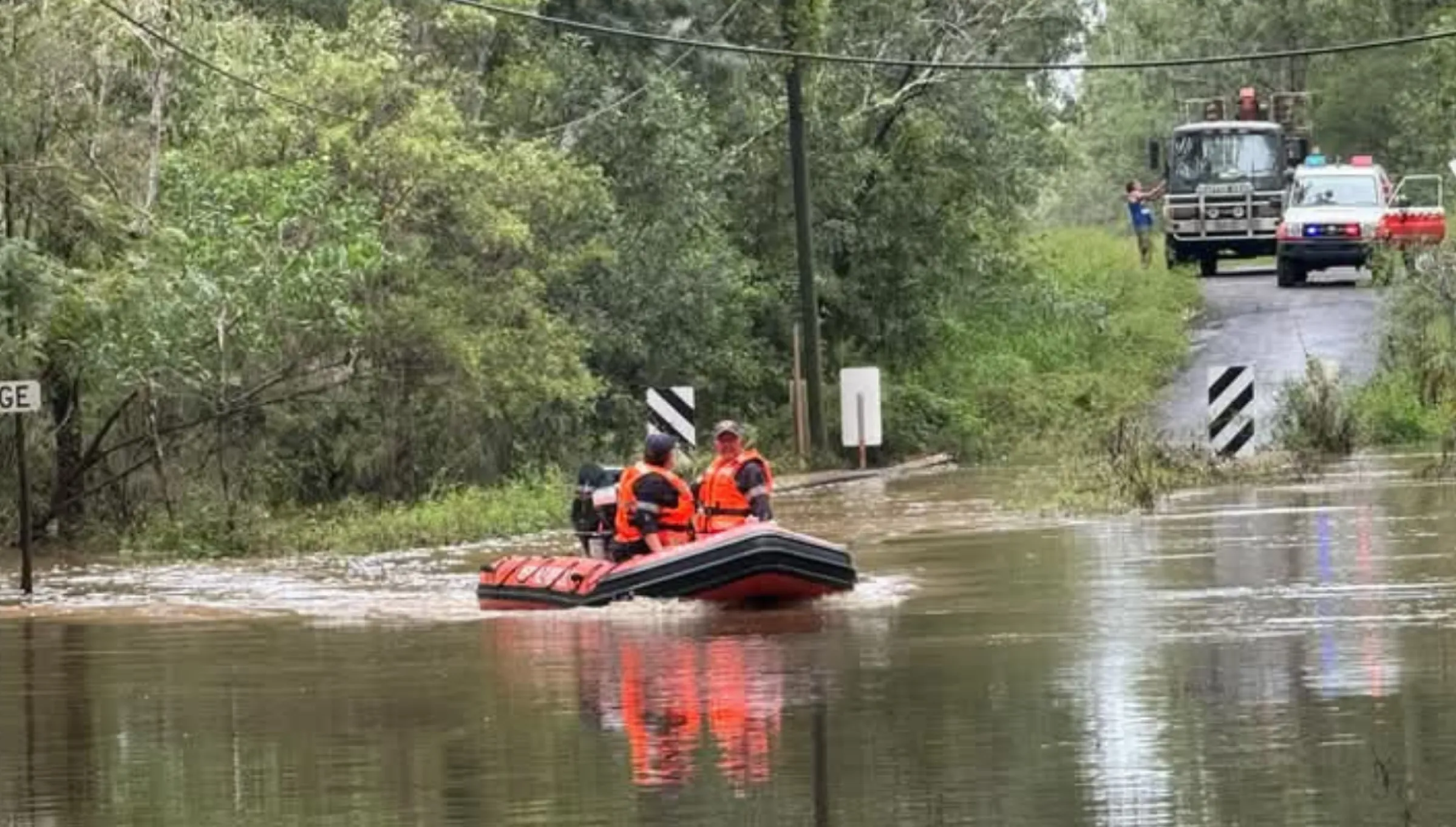 Casino Unit doing medical resupply to isolated resident 29 March 2025