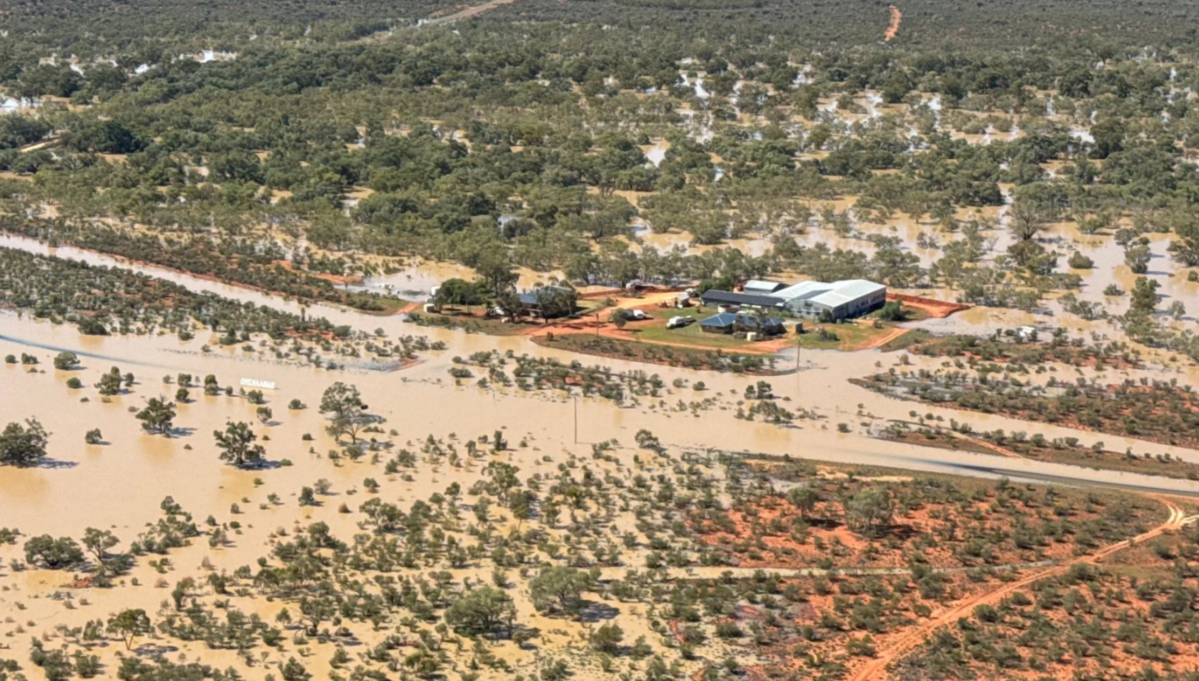 Aerial Wanarring Flood photo