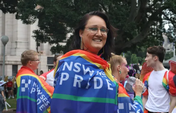 NSW SES Pride volunteer photo March 2024