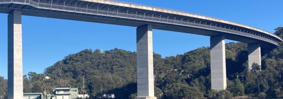 Scenic view of the Woronora River in New South Wales.