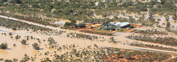 Aerial Wanarring Flood photo
