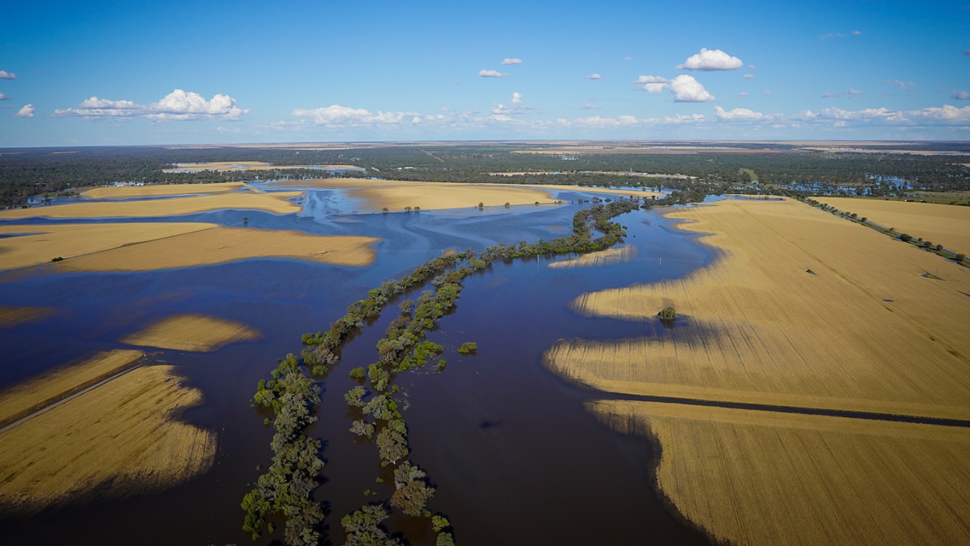Walgett NSW, impacted by severe flooding.